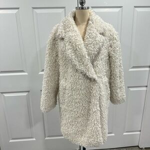 Primark Off-White Teddy Jacket